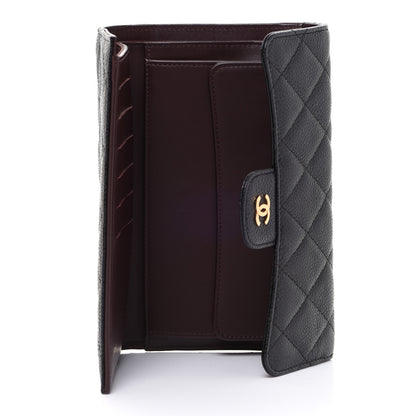 Chanel Caviar Quilted Large Flap Wallet Black 5 of 14