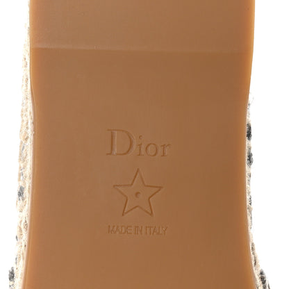 Christian Dior CHRISTIAN DIOR Oblique Embroidered Granville 15mm Espadrilles 41 Grey Stone 8 of 9