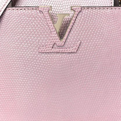 Louis Vuitton Metallic Lizard Kintsugi Capucines Mini Wisteria Purple 7 of 9
