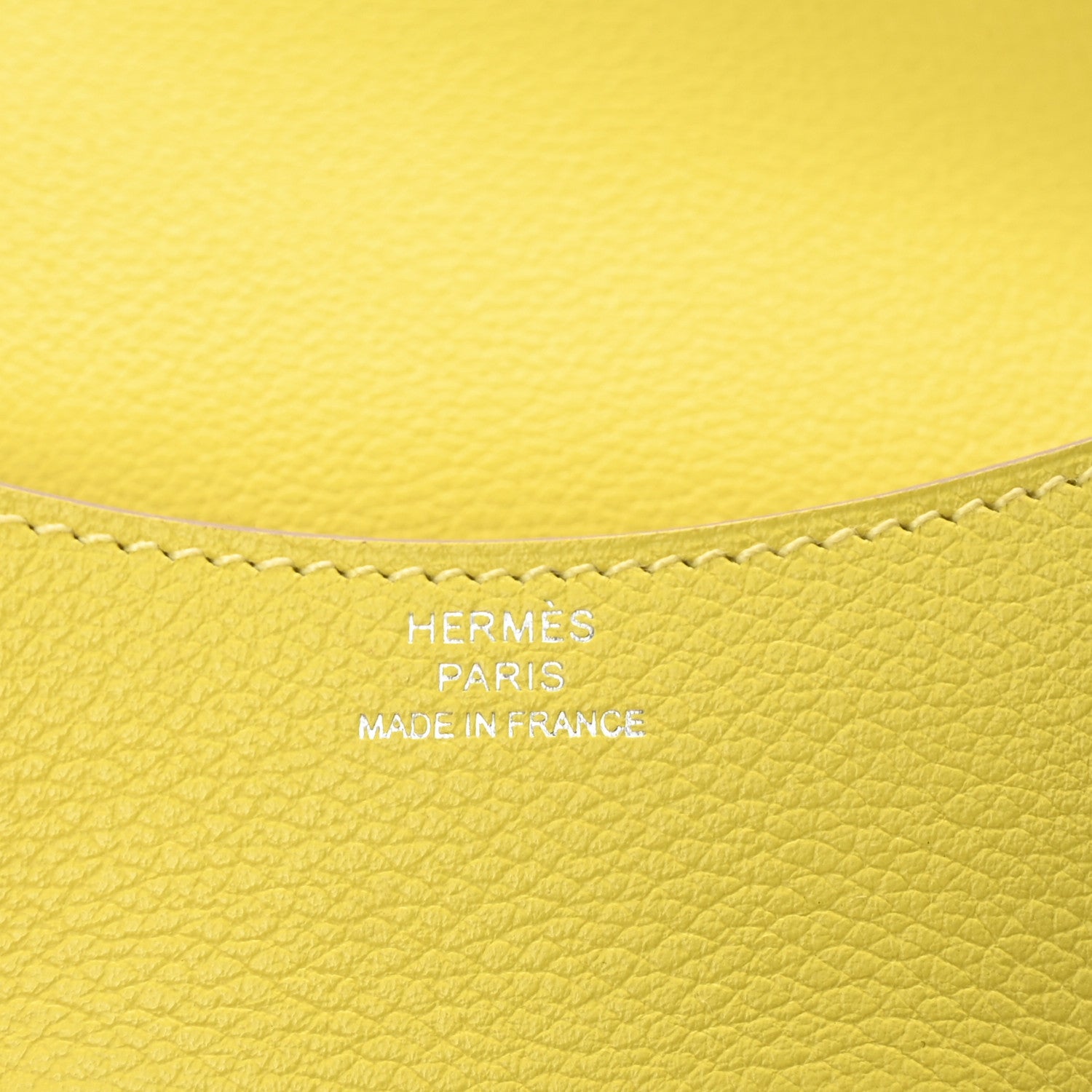 Hermes Evercolor Constance Slim Wallet Lime 7 of 8