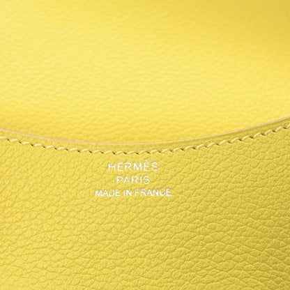 Hermes Evercolor Constance Slim Wallet Lime 7 of 8