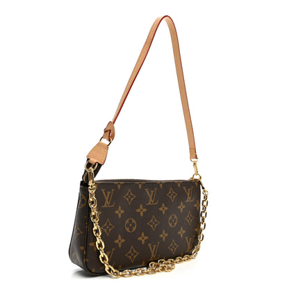 Louis Vuitton Monogram Chain Pochette Accessories 3 of 9