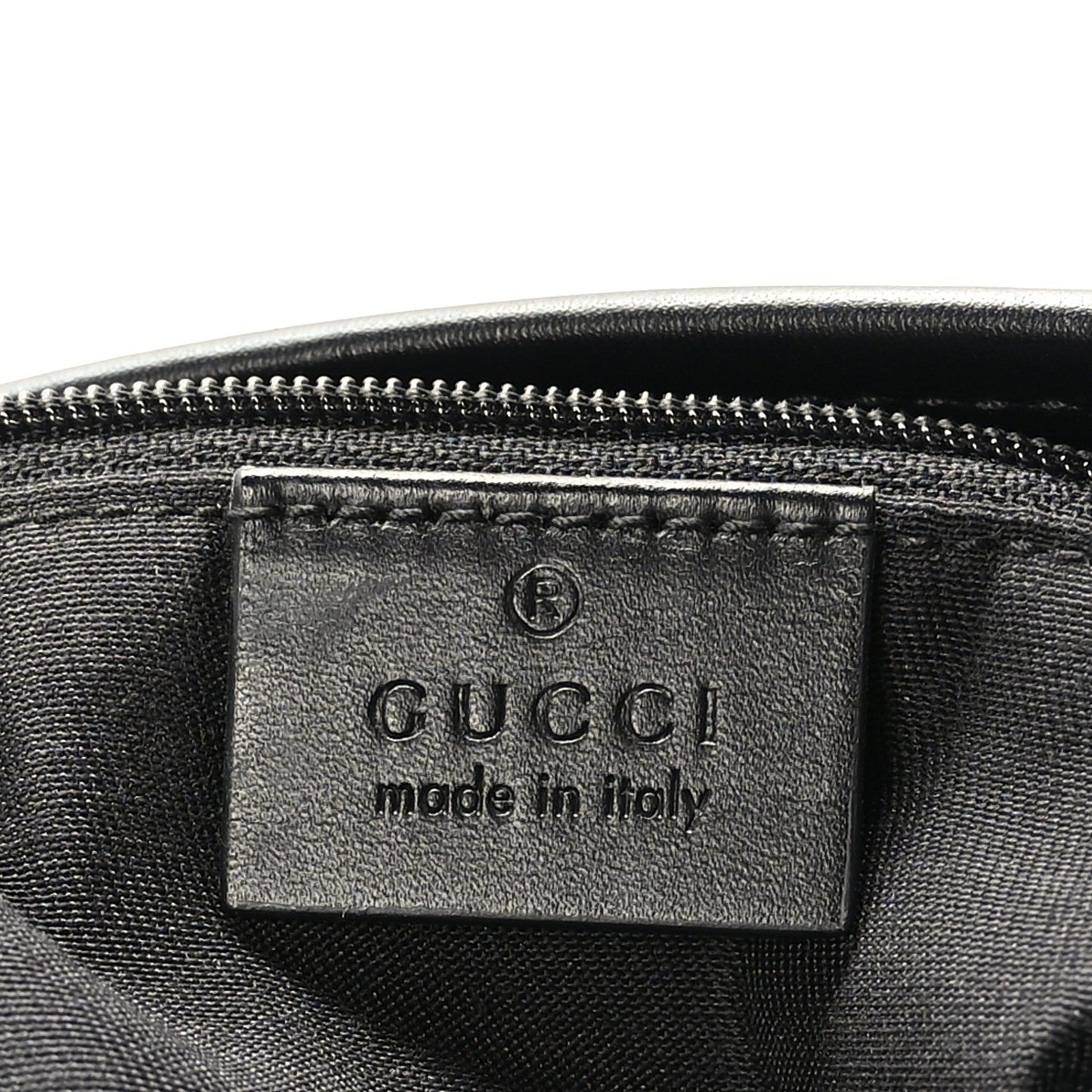 GG Monogram Web Flat Messenger Bag Black
