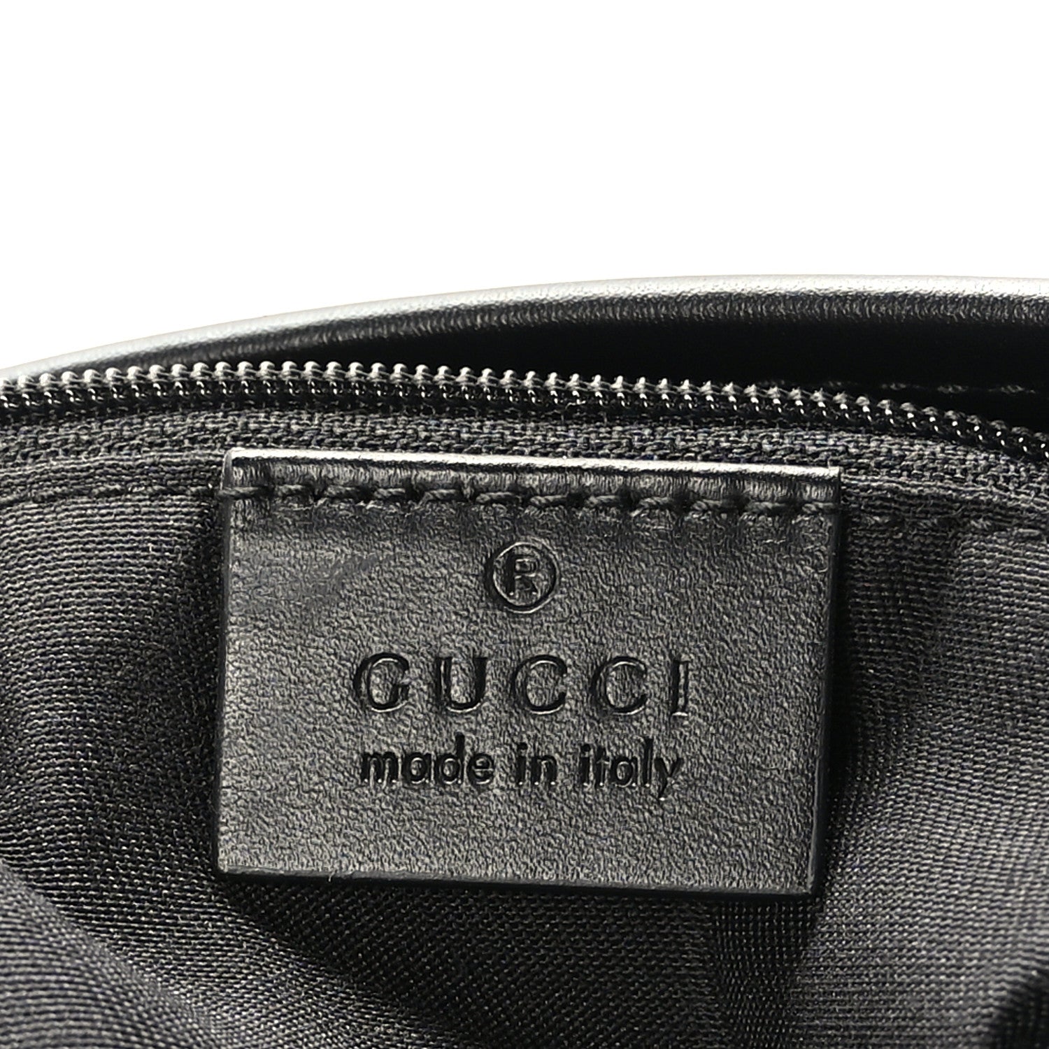 Gucci GG Monogram Web Flat Messenger Bag Black 6 of 9