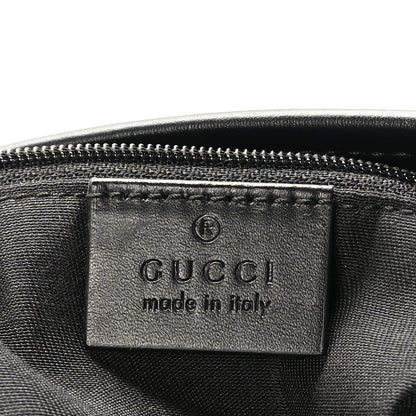 Gucci GG Monogram Web Flat Messenger Bag Black 6 of 9