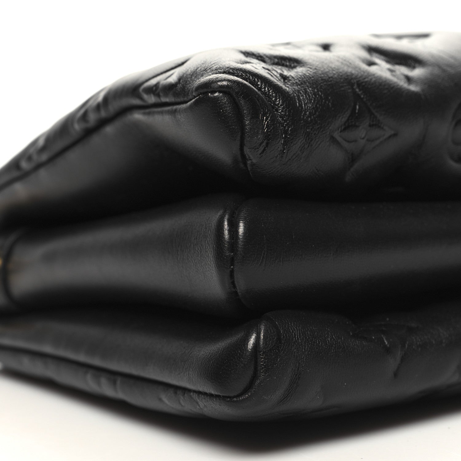 Louis Vuitton Lambskin Embossed Monogram Coussin PM Black 10 of 10