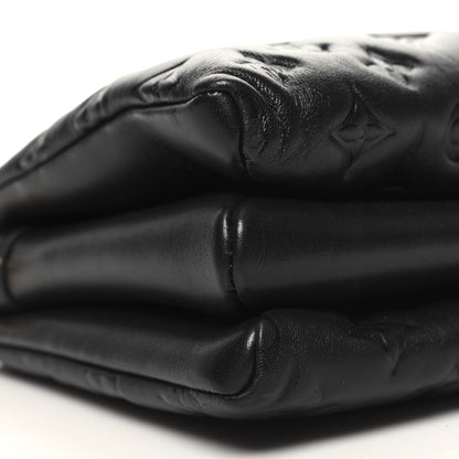 Louis Vuitton Lambskin Embossed Monogram Coussin PM Black 10 of 10