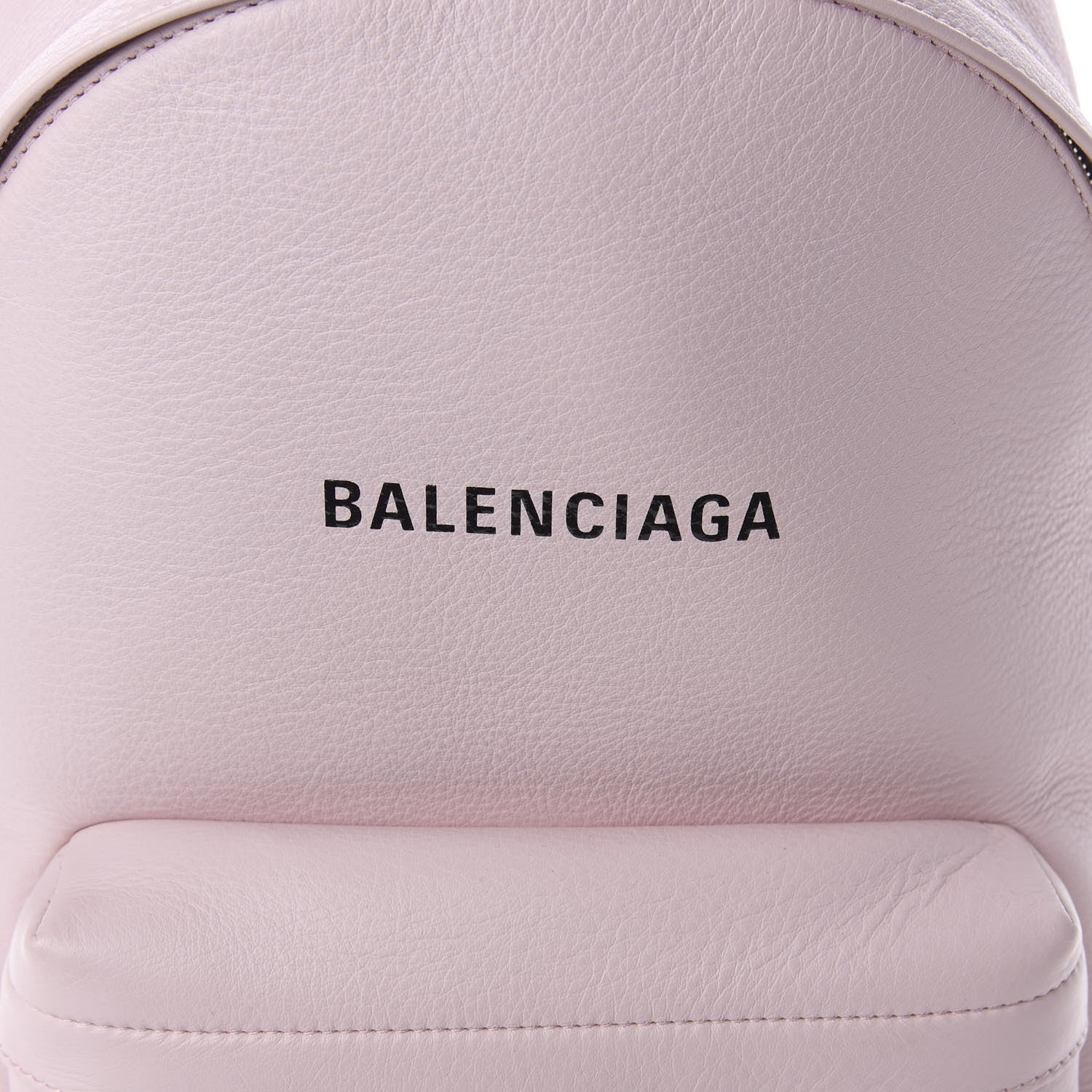 Balenciaga Smooth Calfskin Logo Small Everyday Backpack Light Rose Black 8 of 8