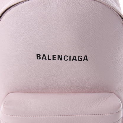 Balenciaga Smooth Calfskin Logo Small Everyday Backpack Light Rose Black 8 of 8