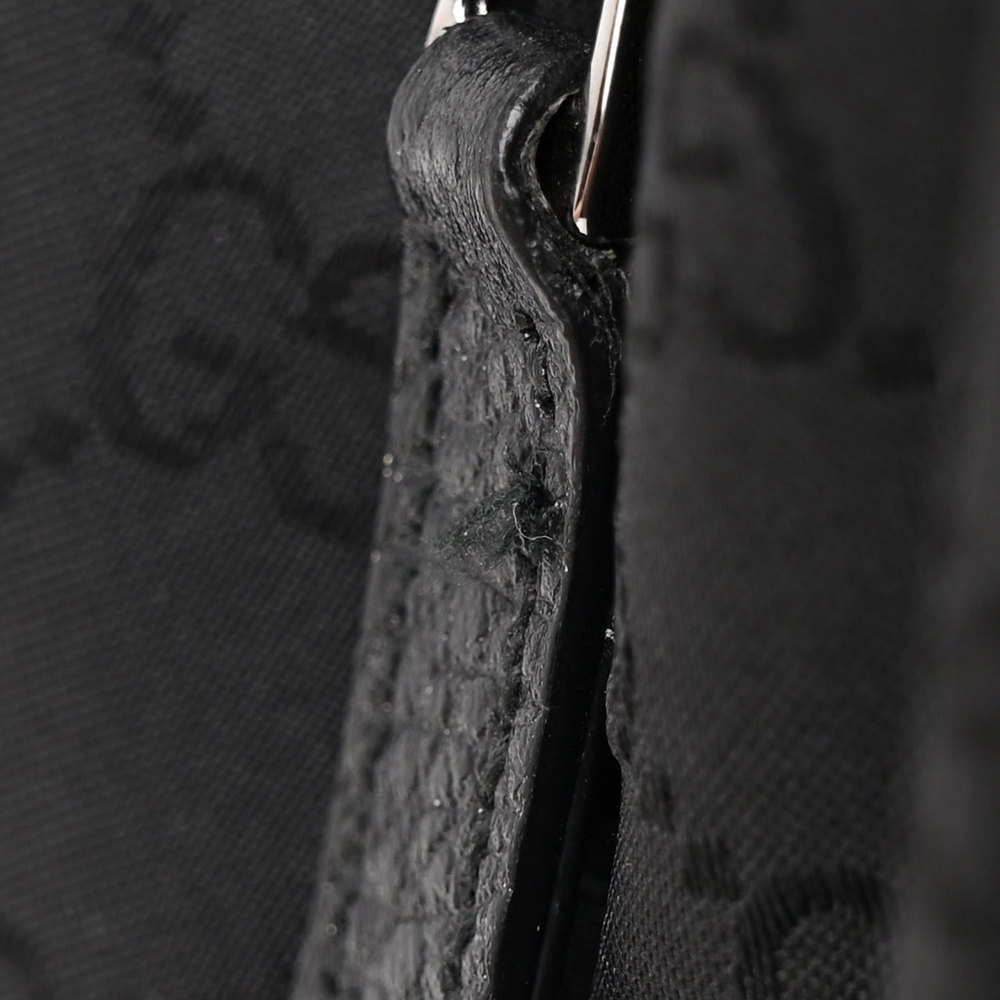 Nylon Monogram Executive Bag Black