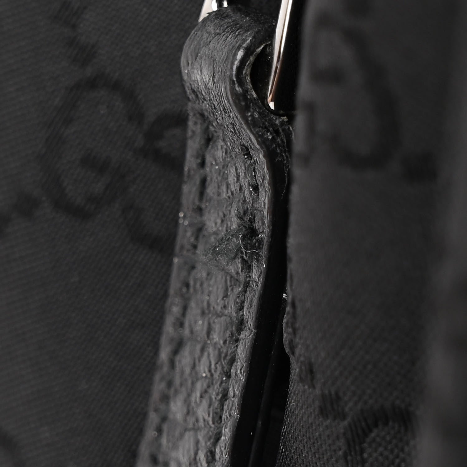 Gucci Nylon Monogram Executive Bag Black 14 of 15
