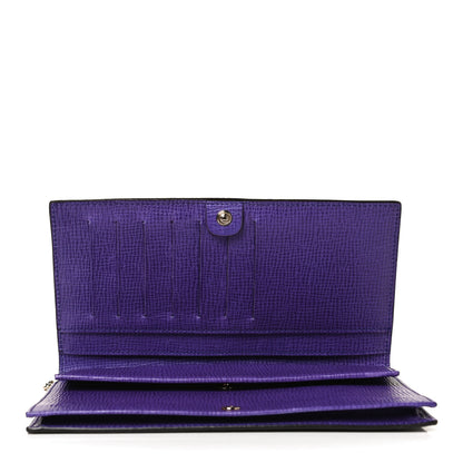 Fendi Zucca Spalmati Chain Clutch Tobacco Purple 4 of 11