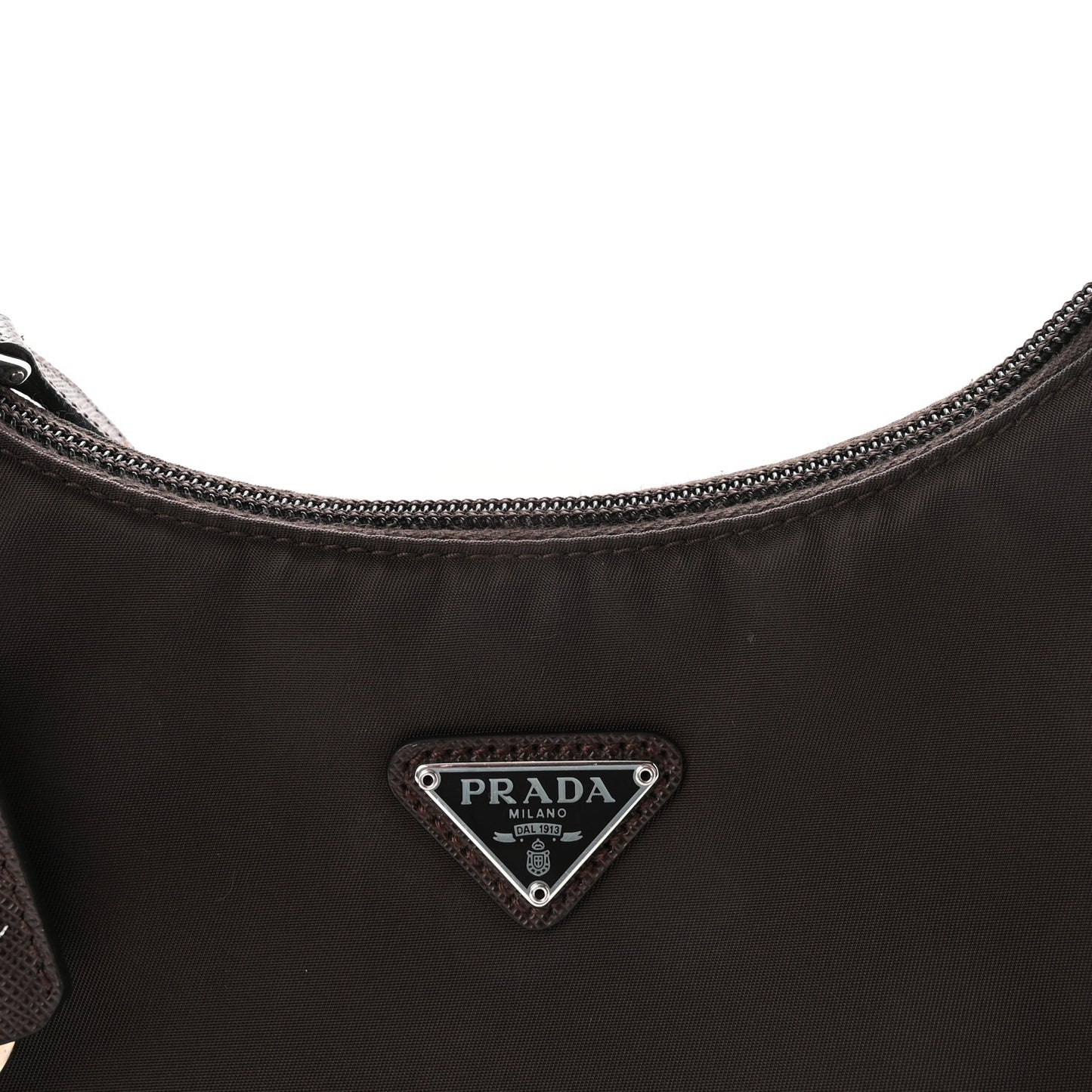Tessuto Nylon Mini Re-Edition 2000 Bag Caffe