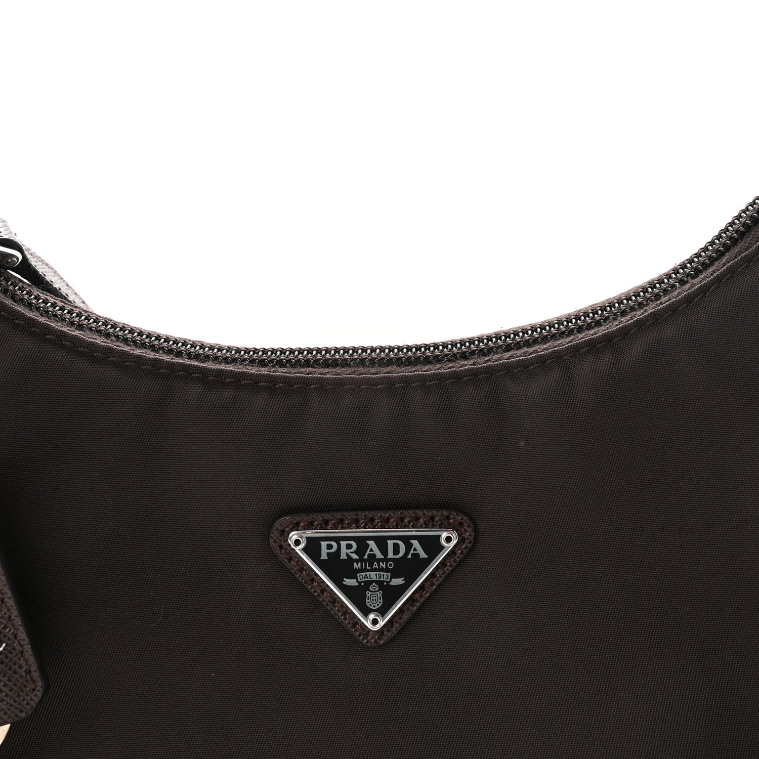Prada Tessuto Nylon Mini Re-Edition 2000 Bag Caffe 7 of 10