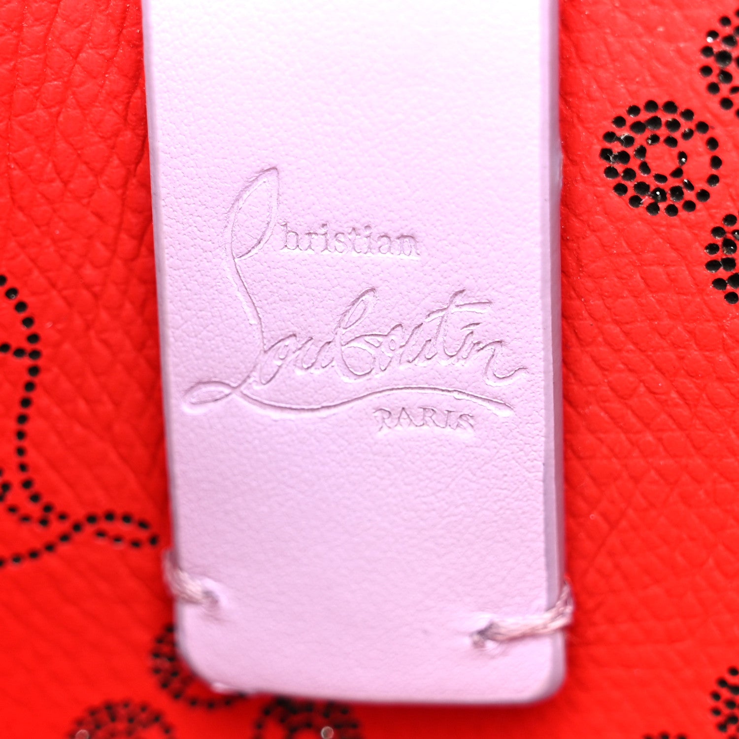 Christian Louboutin Calfskin Loubinthesky Mini East West Cabata Tote Lavender 6 of 13