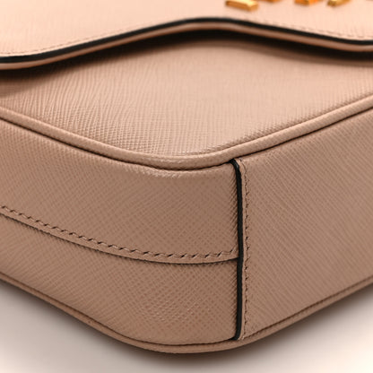 Prada Saffiano Flap Shoulder Bag Cipria 7 of 8