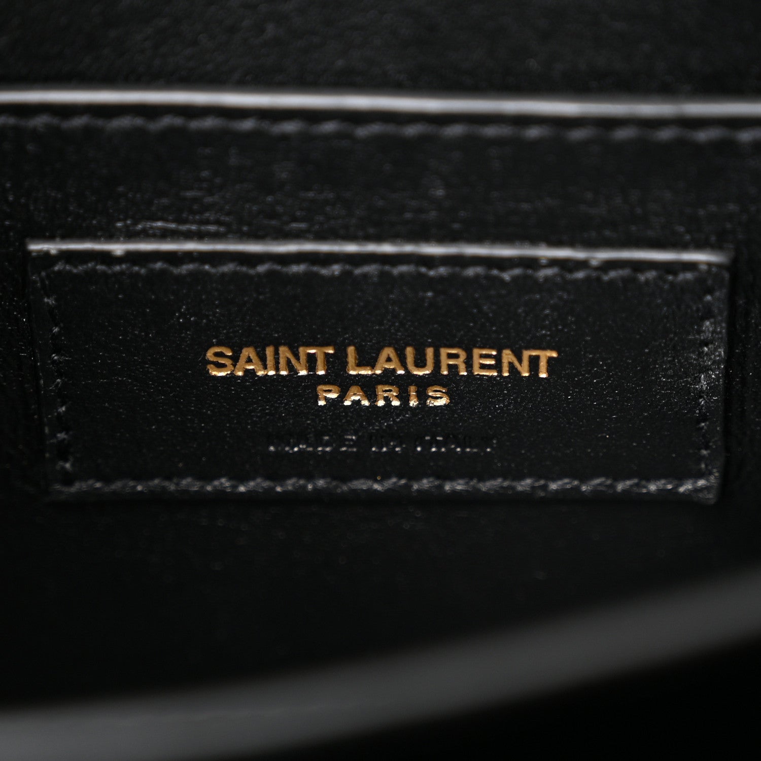 Saint Laurent Grain de Poudre Mini Classic Monogram Cassandra Top Handle Black 6 of 10