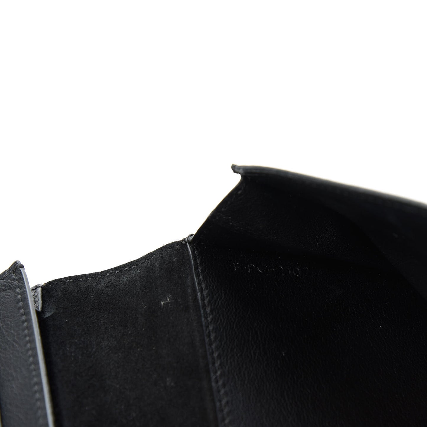 Lizard Calfskin Large Multifunction Strap Wallet Black