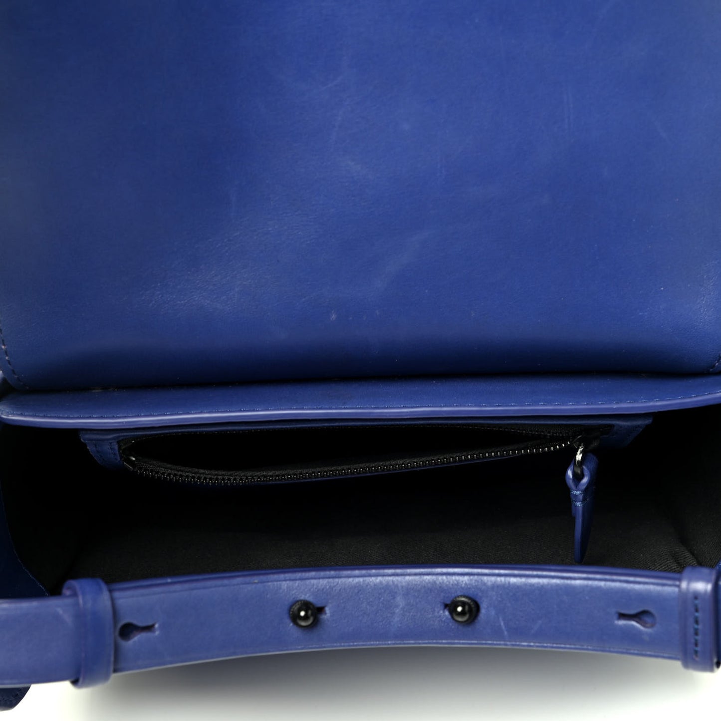 Calfskin Wednesday Flap Shoulder Bag Ultramarine