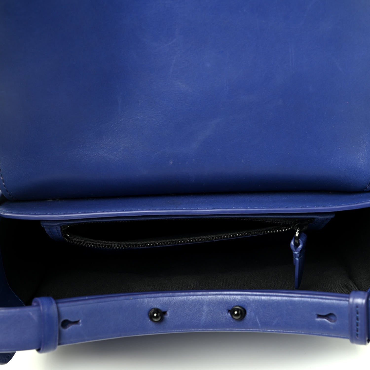 3.1 Phillip Lim Calfskin Wednesday Flap Shoulder Bag Ultramarine 4 of 4