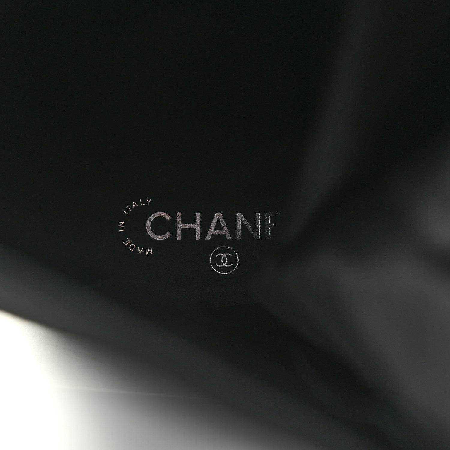 Chanel Wool Patent Cap Toe Lace Up High Boots 38 Black 6 of 11