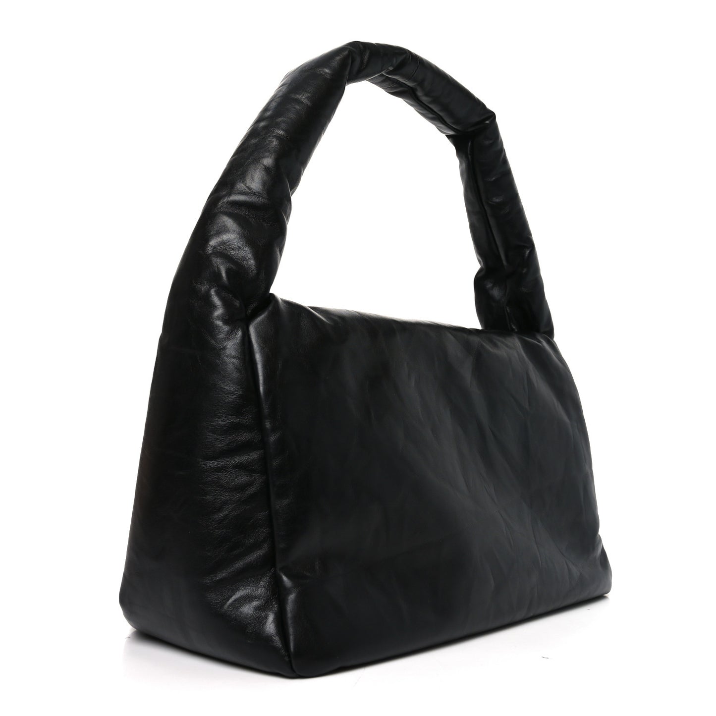 Calfskin Quilted Monaco Sling Shoulder Bag Black Black