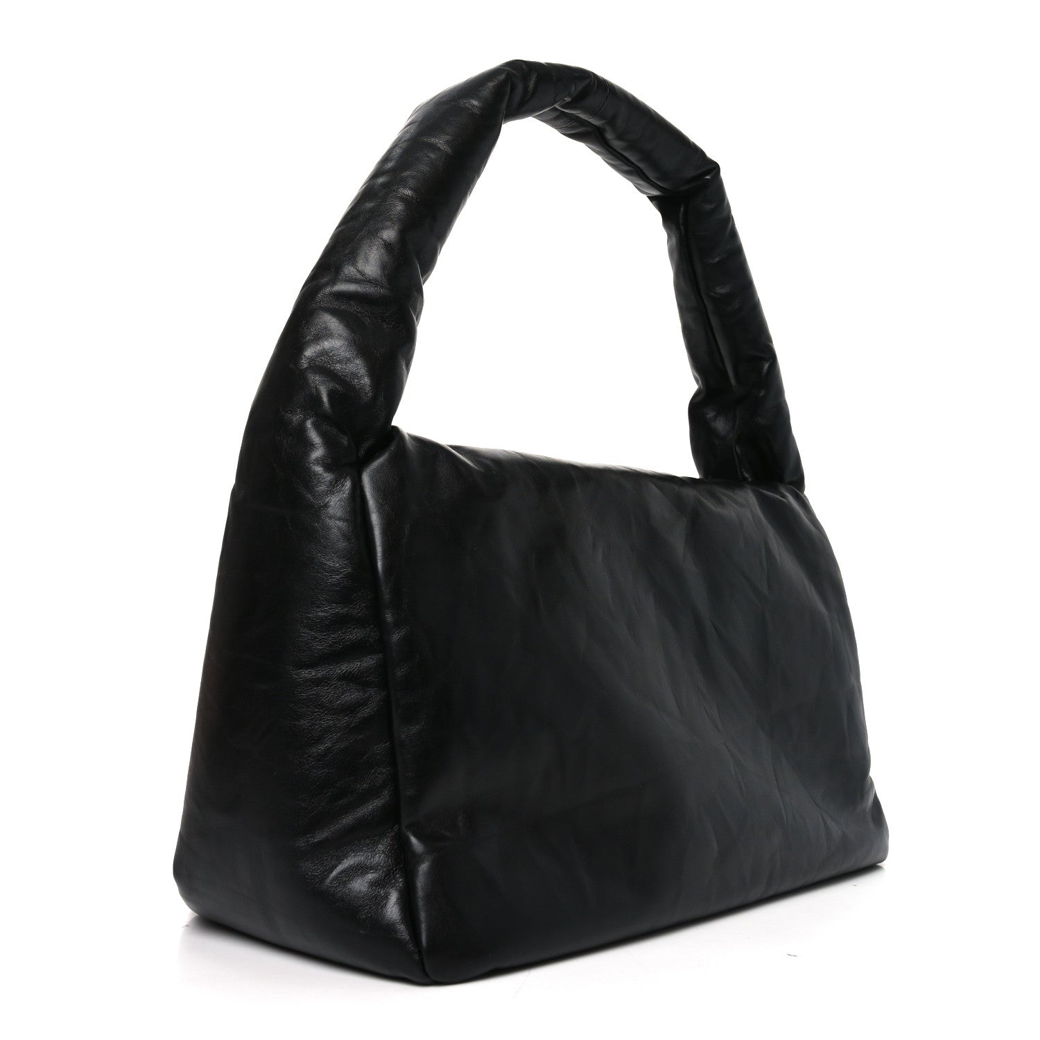Balenciaga Calfskin Quilted Monaco Sling Shoulder Bag Black Black 3 of 9