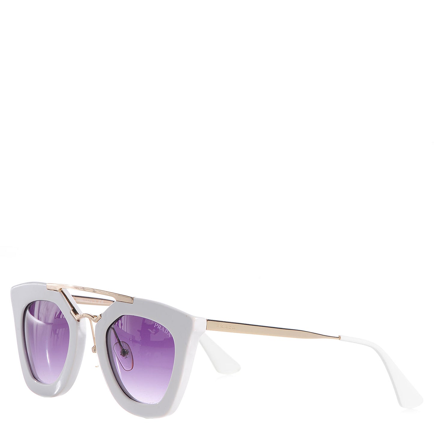 Acetate Cinema Sunglasses SPR 09QS White