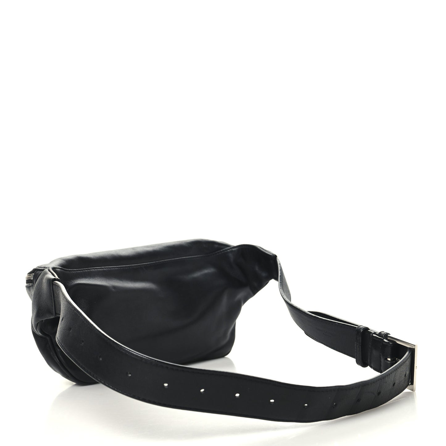 Lambskin Monogram Belt Bag Black