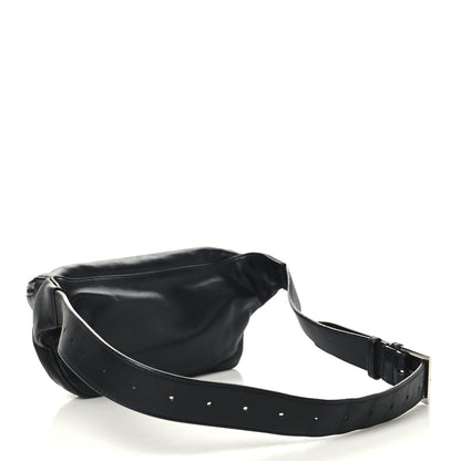 Saint Laurent Lambskin Monogram Belt Bag Black 3 of 9