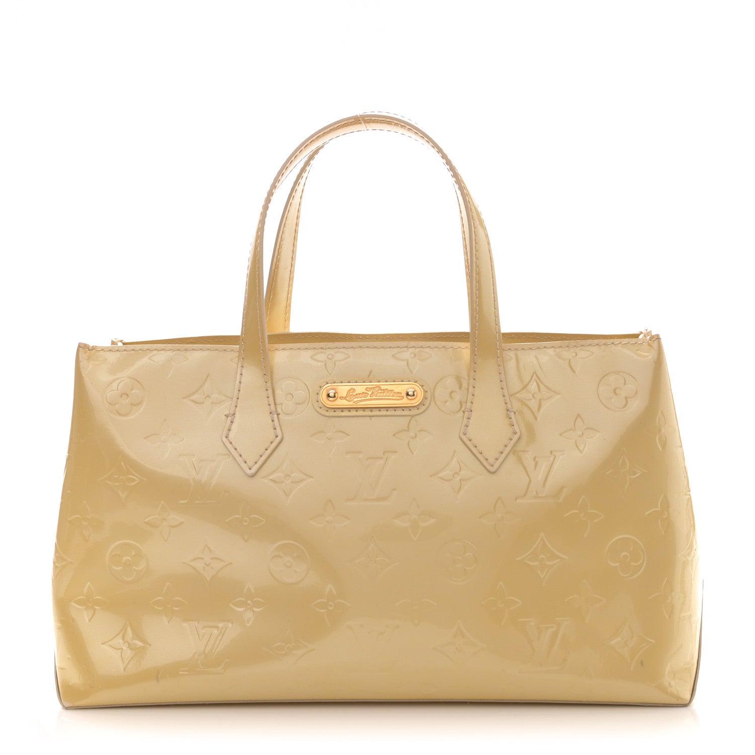 Louis Vuitton Vernis Wilshire PM Blanc Corail 1 of 9