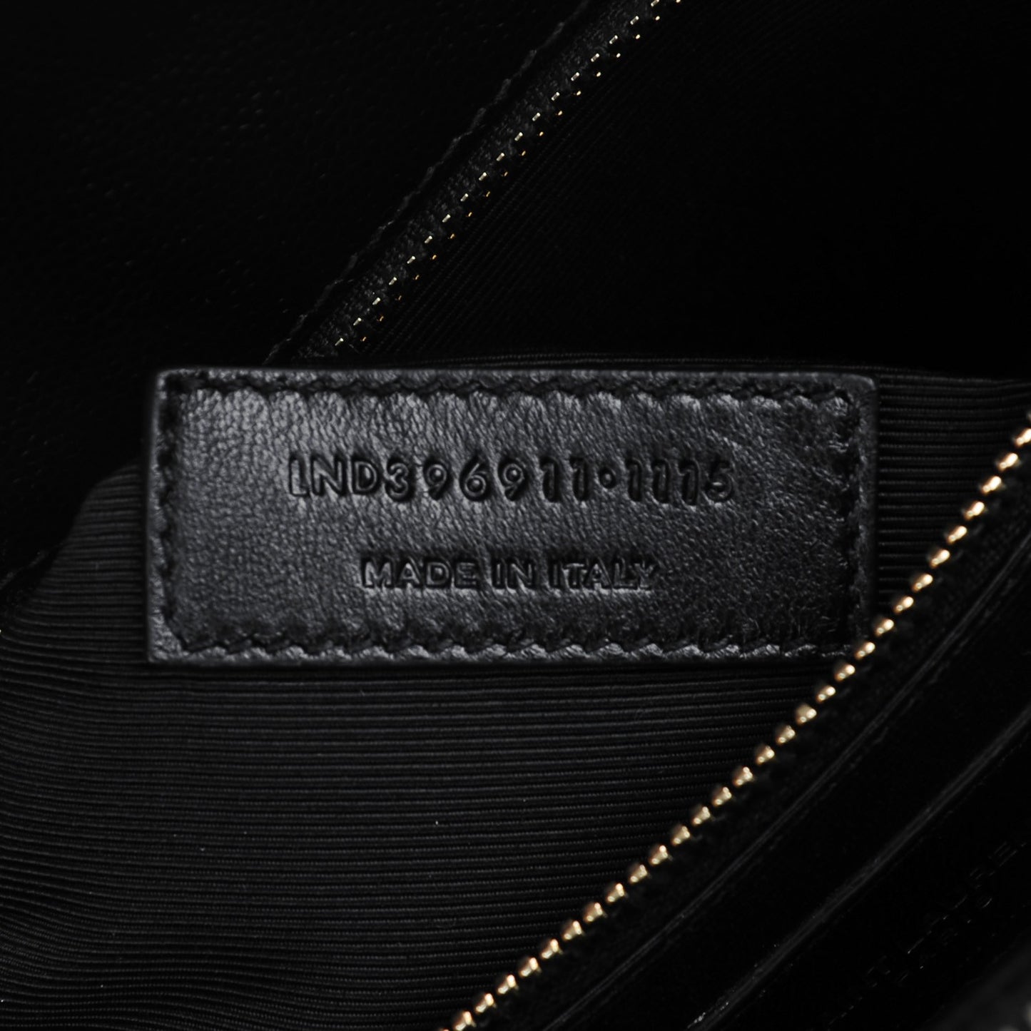 Grain De Poudre Matelasse Chevron Monogram Shopping Bag Black