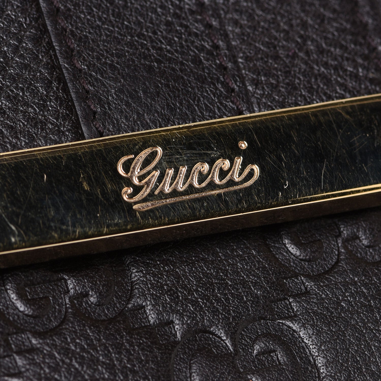 Gucci Guccissima Ladies Web Long Wallet Black 13 of 13