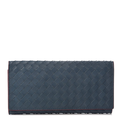 Bottega Veneta Nappa Intrecciato Continental Flap Wallet Brighton Baccara Rose 1 of 5