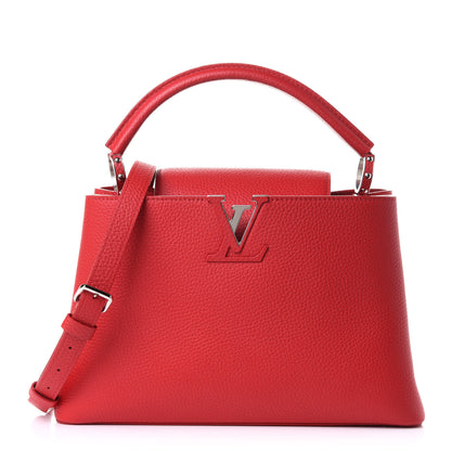 Louis Vuitton Taurillon Capucines PM Rubis 1 of 10