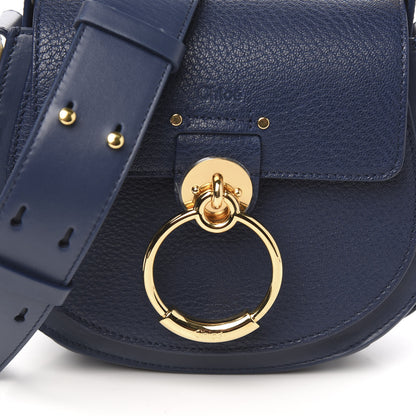 Chloe Calfskin Small Tess Bag Deep Ocean Blue 8 of 8