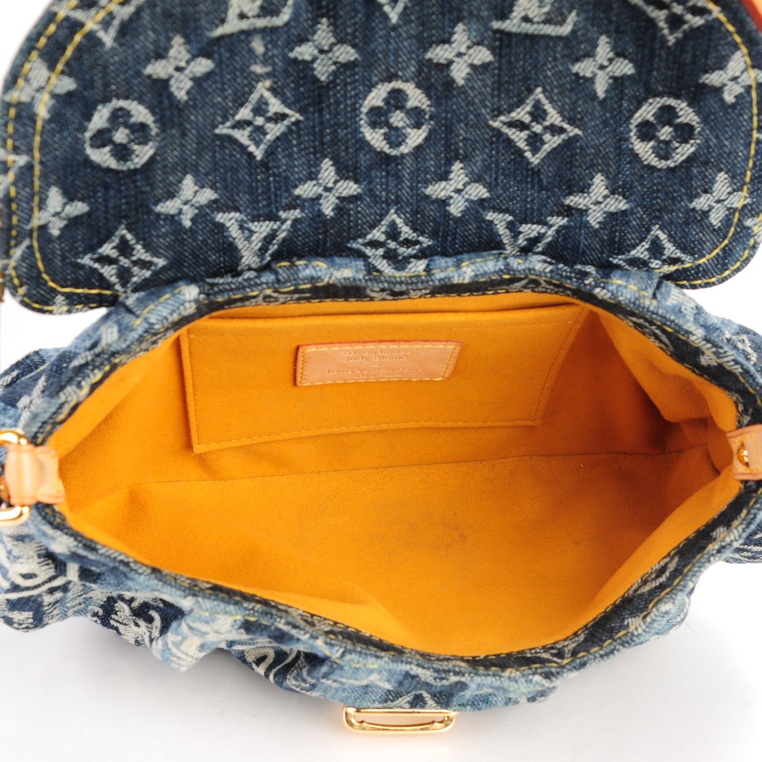 Louis Vuitton Denim Raye Judy Blame Mini Pleaty 6 of 8
