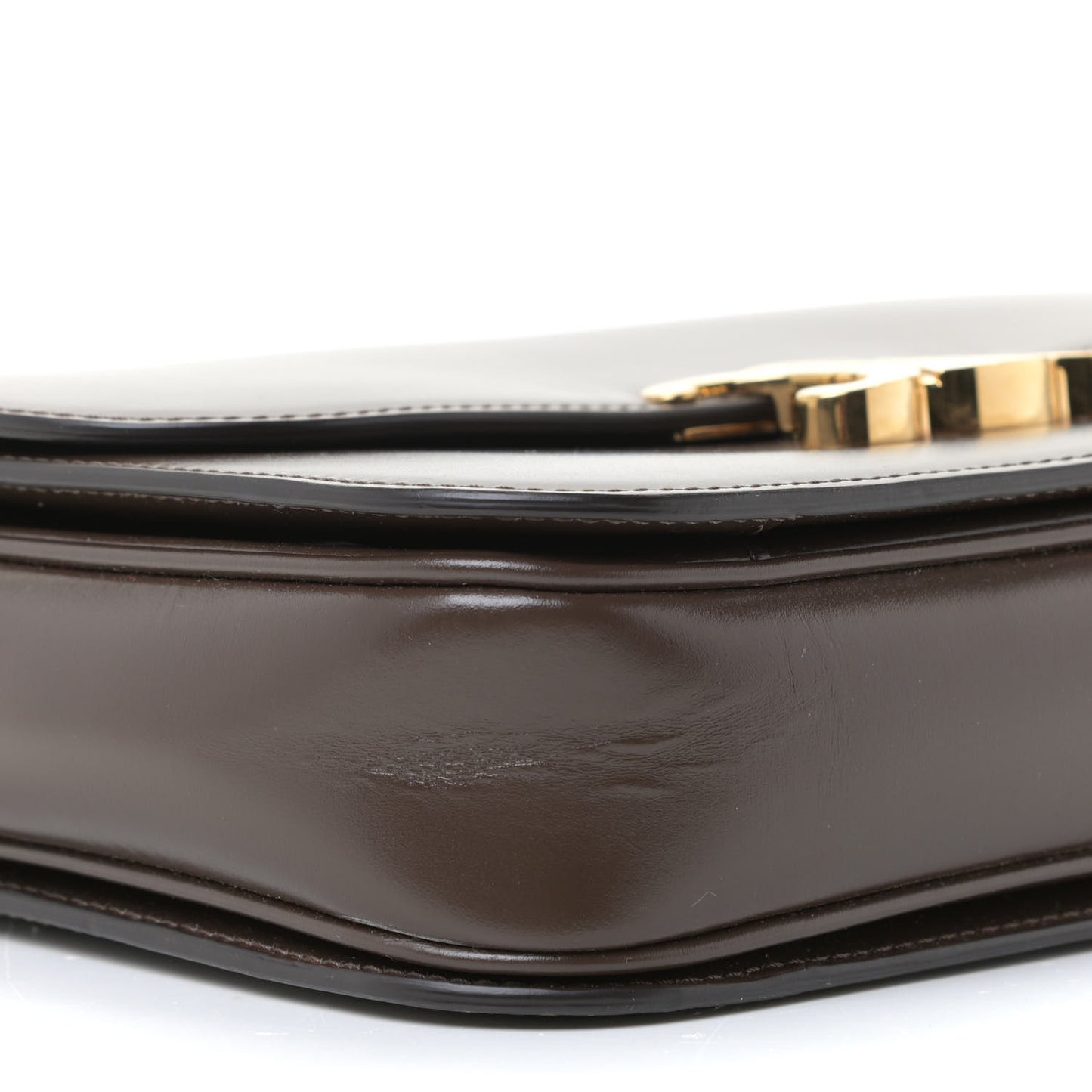 Shiny Calfskin Medium Triomphe Ecorce