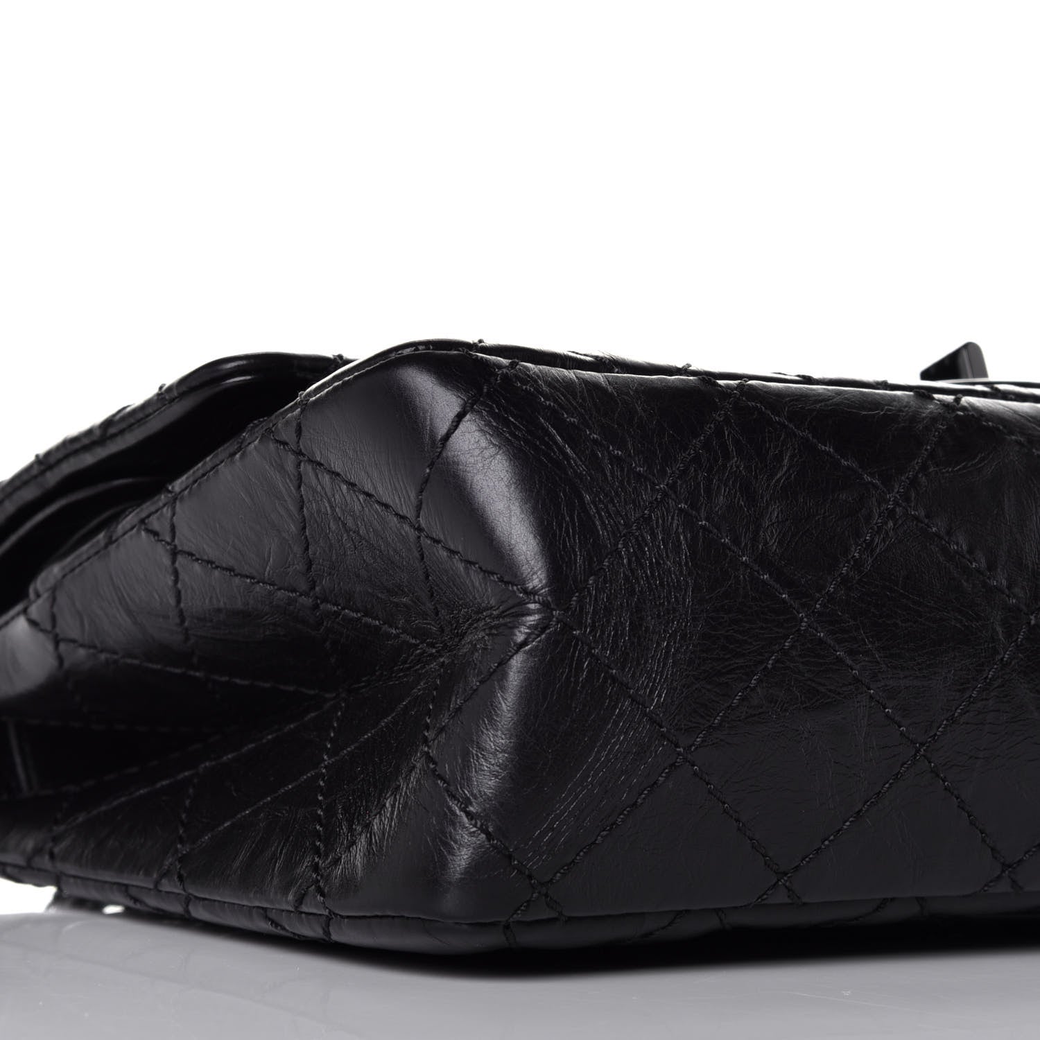Chanel Aged Calfskin Quilted 2.55 Reissue 226 Flap So Black 8 of 10