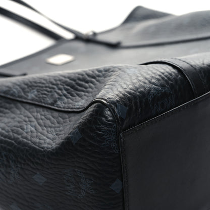 MCM Visetos Toni Shopper Tote Black 8 of 17