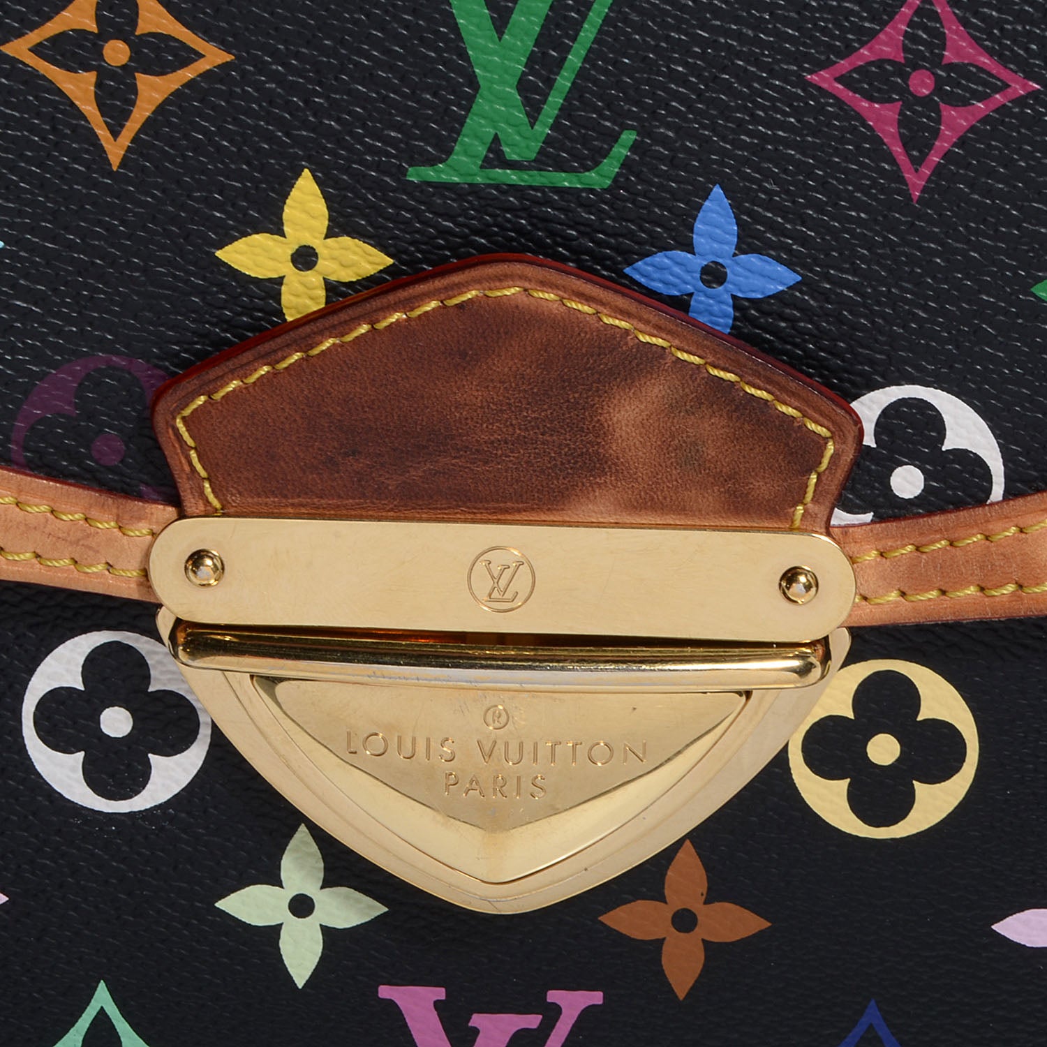 Louis Vuitton Monogram Multicolor Beverly MM Black 10 of 10