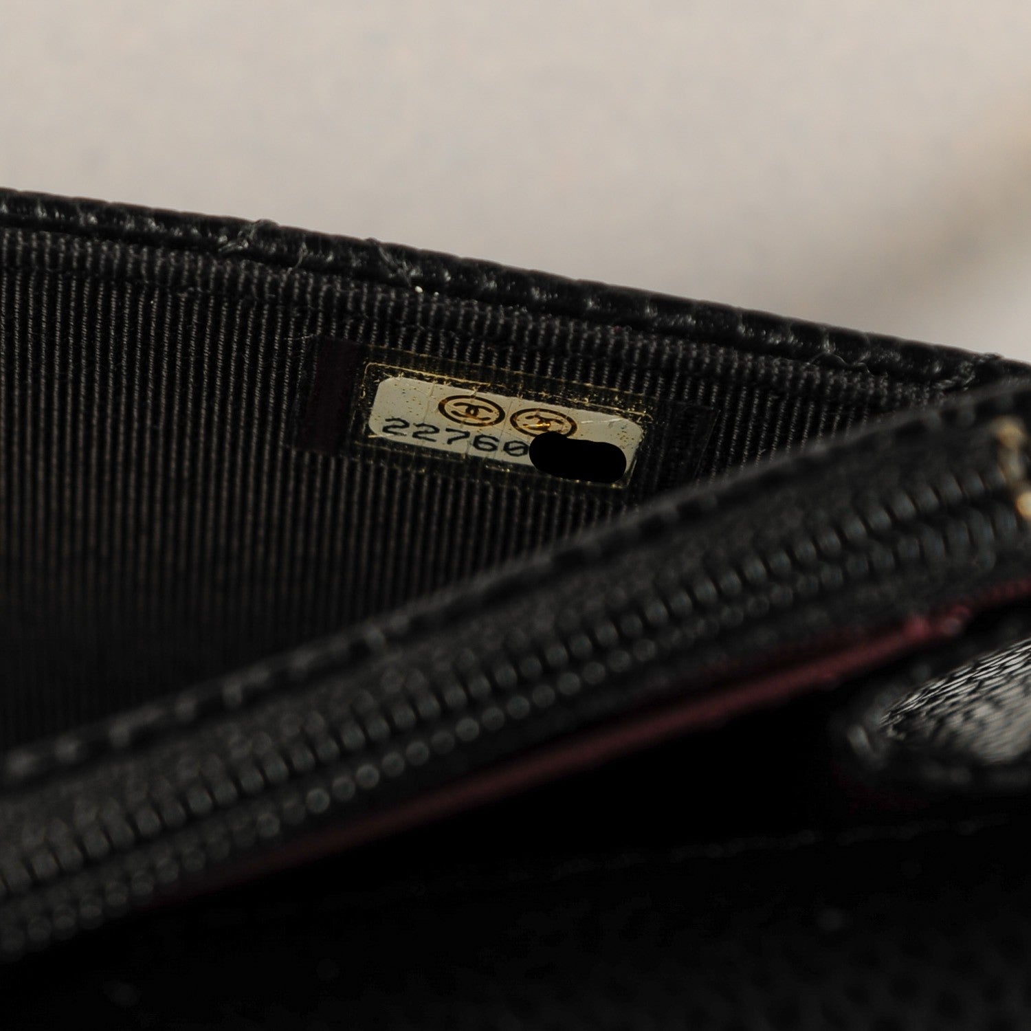 Chanel Caviar Quilted Wallet On Chain WOC Black 8 of 8