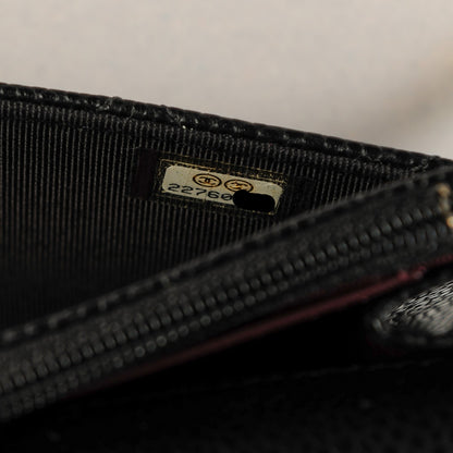 Chanel Caviar Quilted Wallet On Chain WOC Black 8 of 8