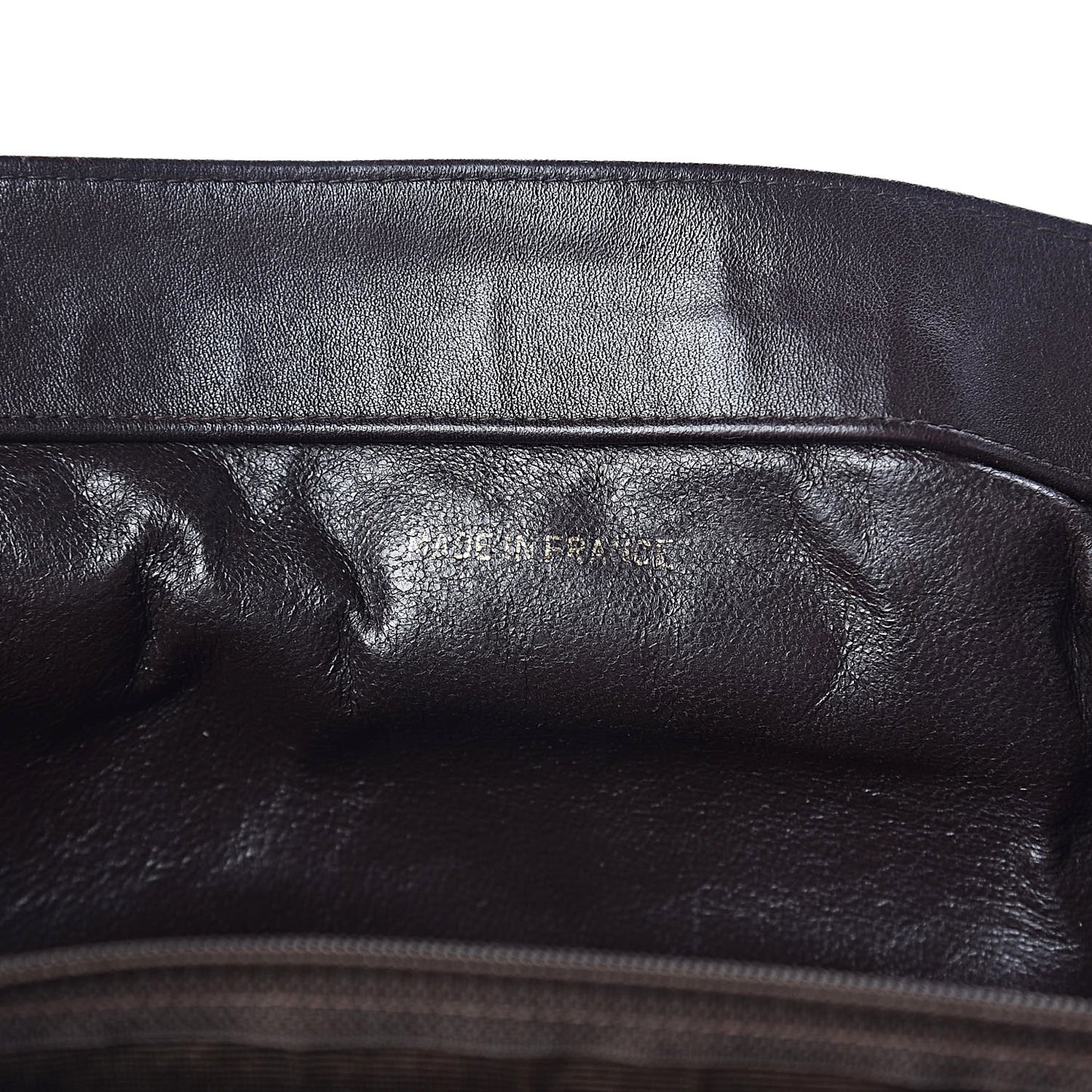 Lambskin CC Tote Dark Brown