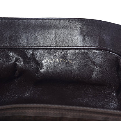 Chanel Lambskin CC Tote Dark Brown 11 of 15