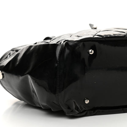 Chanel Vinyl Quilted Large Paris Biarritz Tote Black 10 of 17