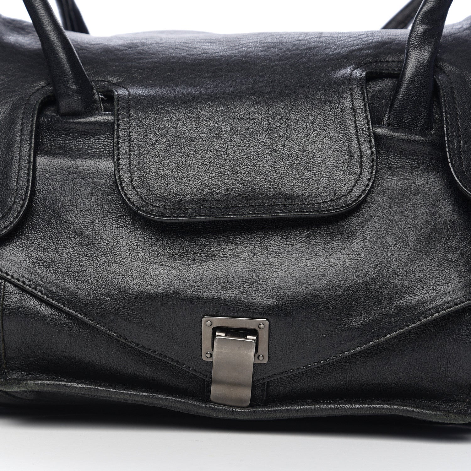 Proenza Schouler Lambskin Small PS1 Keep All Black 6 of 8
