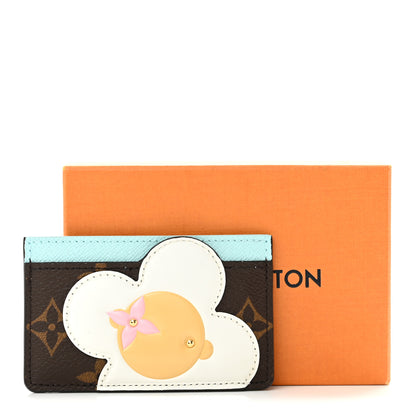 Louis Vuitton Monogram Vivienne Card Holder Animation Blue 8 of 8