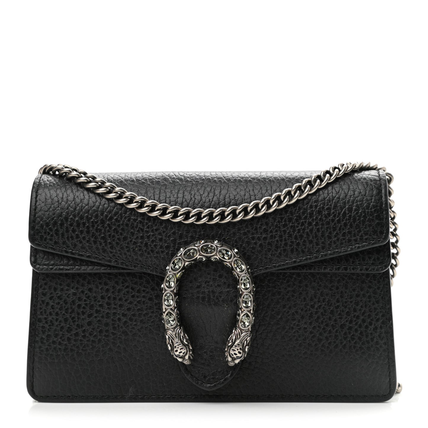 Calfskin Super Mini Dionysus Shoulder Bag Black