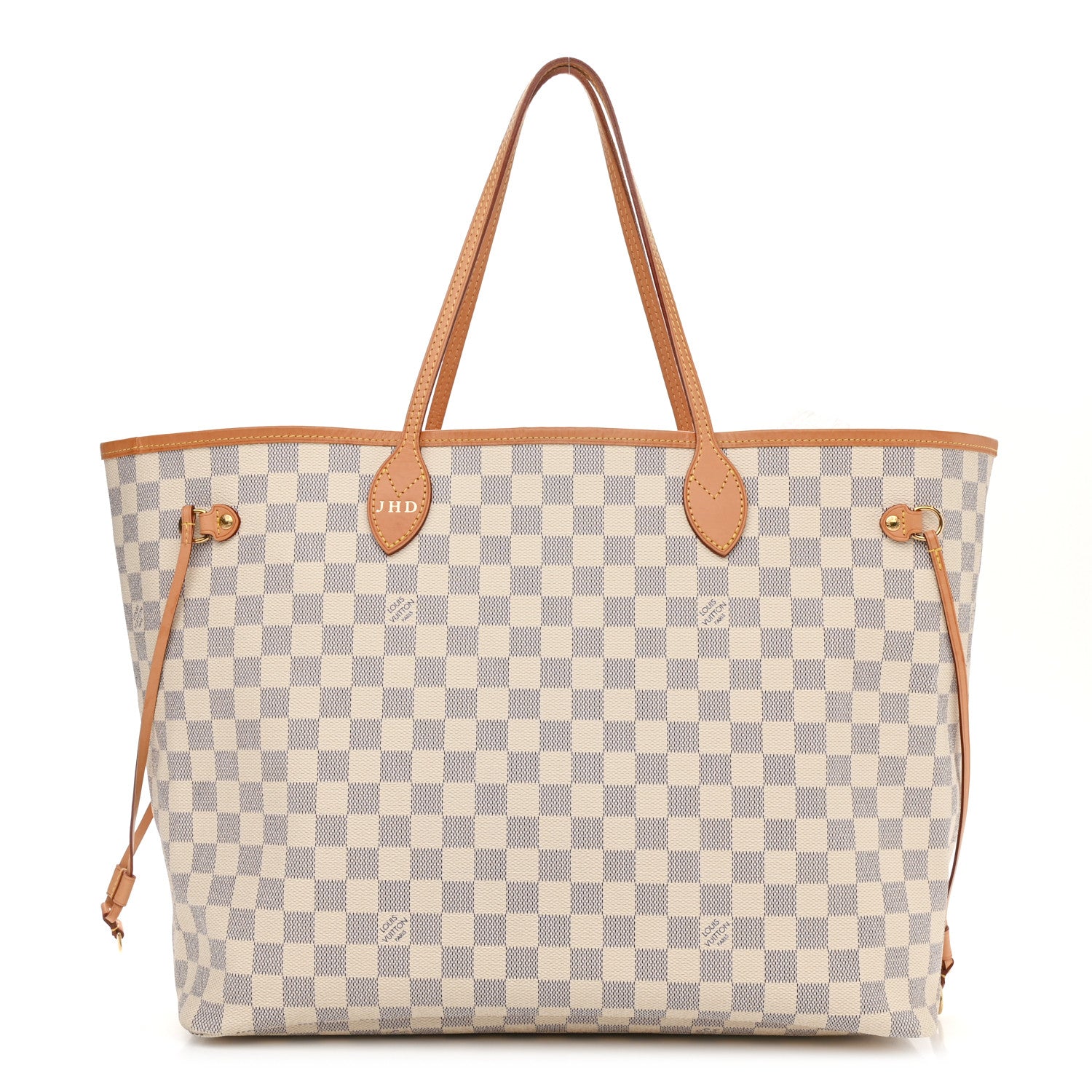 Louis Vuitton Damier Azur Neo Neverfull GM Rose Ballerine 1 of 15